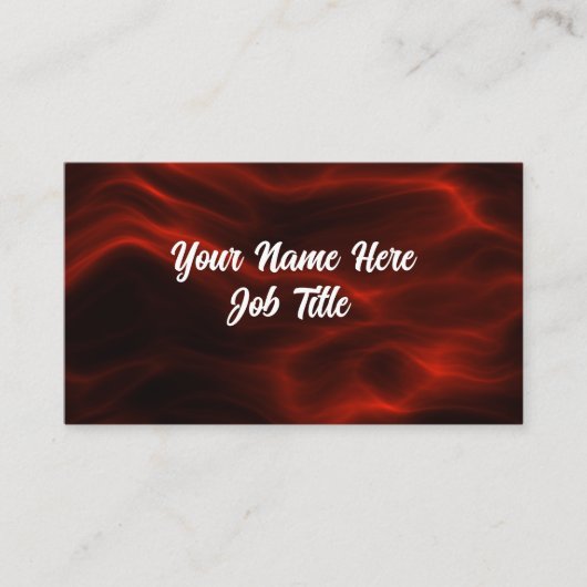 Carte De Visite Fouets rouges (Devant)