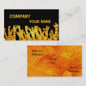 Carte De Visite Foule (Devant / Derrière)