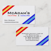 Carte De Visite Four de refroidissement de chauffage a/c de pompe (Devant / Derrière)