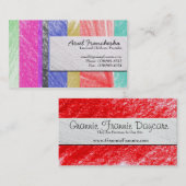 Carte De Visite Fournisseur de Childcare (Devant / Derrière)