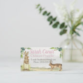 Carte De Visite Fournisseur de services de garde d'enfants (Debout devant)