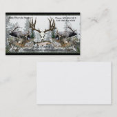 Carte De Visite Fournisseurs du camp six avec la truite à tête (Devant / Derrière)