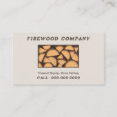Carte De Visite Fourniture et livraison de bois de chauffage (Devant)