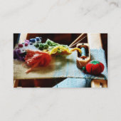 Carte De Visite Fournitures de broderie (Dos)