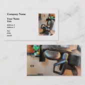 Carte De Visite Fournitures de chaise et de cheveux (Devant / Derrière)