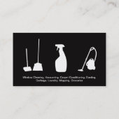 Carte De Visite Fournitures de conservation / nettoyage (Dos)