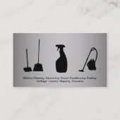 Carte De Visite Fournitures de conservation / nettoyage (Dos)