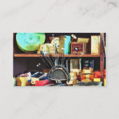 Carte De Visite Fournitures de couture dans le magasin général (Dos)