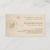 Carte De Visite Fournitures de fête d'anniversaire Balloon Or Beig (Dos)