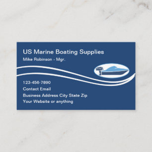 Carte De Visite Fournitures de navigation maritime