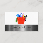 Carte De Visite Fournitures de nettoyage dans le regroupement (Dos)