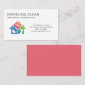 Carte De Visite Fournitures de nettoyage de maison professionnelle (Devant / Derrière)