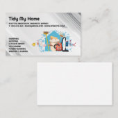 Carte De Visite Fournitures de nettoyage de maison | Services dome (Devant / Derrière)