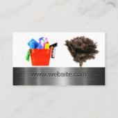 Carte De Visite Fournitures de nettoyage | Duster (Dos)