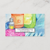 Carte De Visite Fournitures de nettoyage ménager (Devant)