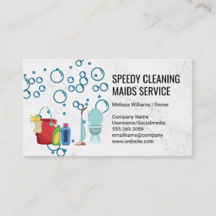 Carte De Visite Fournitures de nettoyage   Outils de nettoyage   M