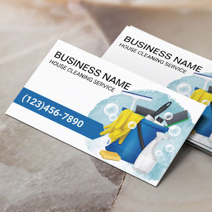 Carte De Visite Fournitures de nettoyage professionnelles Entretie