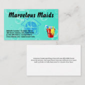 Carte De Visite Fournitures de nettoyage | Services à domicile | S (Devant / Derrière)