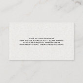 Carte De Visite Fournitures de nettoyage | Services de nettoyage (Dos)