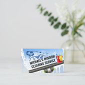 Carte De Visite Fournitures de nettoyage | Squeegee fenêtre | Lave (Debout devant)