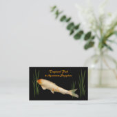 Carte De Visite Fournitures de poissons tropicaux et d'aquarium (Debout devant)