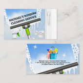 Carte De Visite Fournitures de service de nettoyage | Squeegee | M (Devant / Derrière)