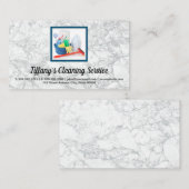 Carte De Visite Fournitures et outils de nettoyage (Devant / Derrière)