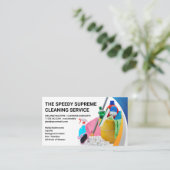 Carte De Visite Fournitures et outils de nettoyage | Services dome (Debout devant)