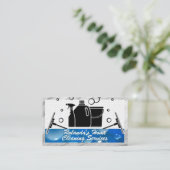 Carte De Visite Fournitures et services de nettoyage (Debout devant)