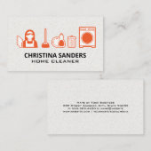 Carte De Visite Fournitures et services de nettoyage (Devant / Derrière)