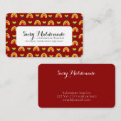 Carte De Visite Fournitures scolaires Motif Enseignant substitut (Devant / Derrière)