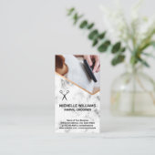 Carte De Visite Fourrure de chien composeur (Debout devant)