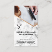 Carte De Visite Fourrure de chien composeur (Devant)