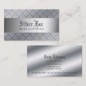 Carte De Visite Fox argenté (Devant / Derrière)