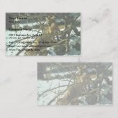 Carte De Visite Fox gris (Devant / Derrière)