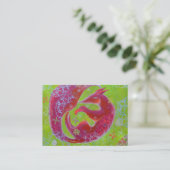 Carte De Visite Fox. paresseux (Debout devant)