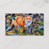 Carte De Visite Fox rouge (Dos)