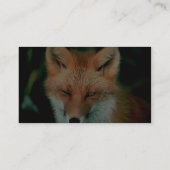 Carte De Visite Fox rouge (Dos)