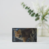 Carte De Visite Fox rouge au naufrage Courtney Ford (Debout devant)