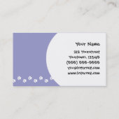 Carte De Visite Fox Terrier de Rat terrier/jouet de bande dessinée (Dos)