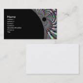 Carte De Visite Fractage Art déco (Devant / Derrière)