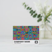 Carte De Visite Fractal Abstrait 191111a (Debout devant)