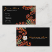 Carte de visite Fractal-opus avec logo (Devant / Derrière)