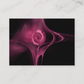 Carte De Visite FRACTAL ROSE 1 douce antique rose noire (Dos)