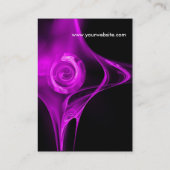 Carte De Visite FRACTAL ROSE 2 violet violet (Dos)