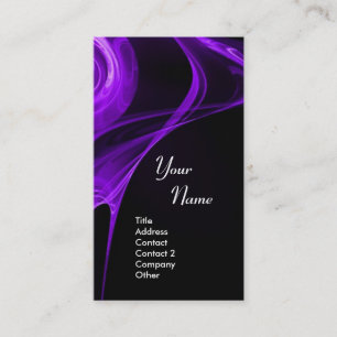 Carte De Visite FRACTAL ROSE 3 clair violet foncé