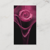 Carte De Visite FRACTAL ROSE 3 soft antique rose noir (Dos)
