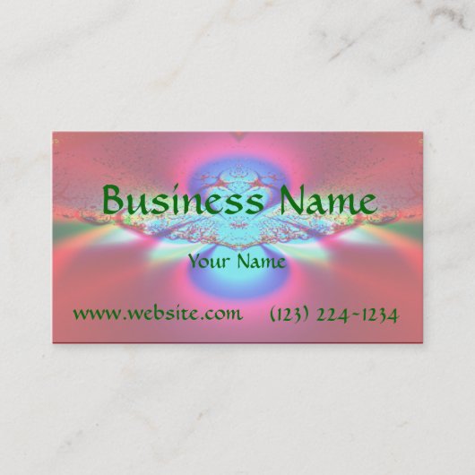 Carte De Visite Fractale Angel (Devant)