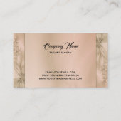 Carte De Visite Fractale beige (Dos)