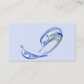 Carte De Visite Fractale - dauphin (Dos)